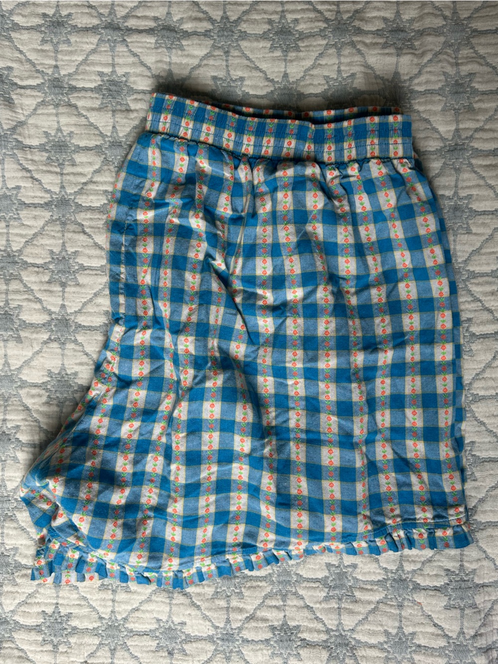 Floral plaid boxer shorts - 3XL